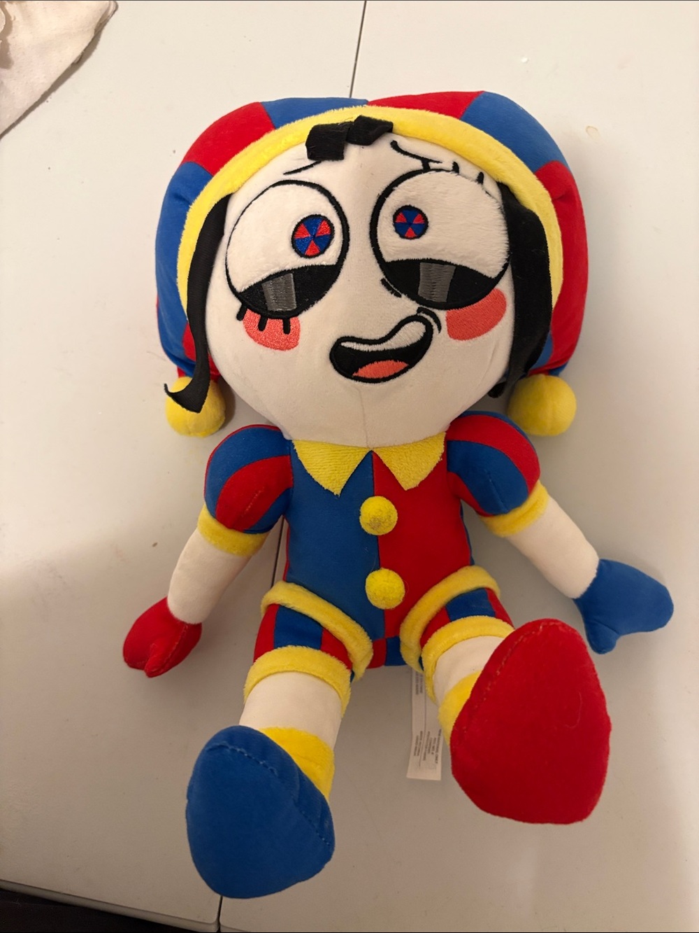 The Amazing Digital Circus Pomni 12-Inch Deluxe Plush Figure